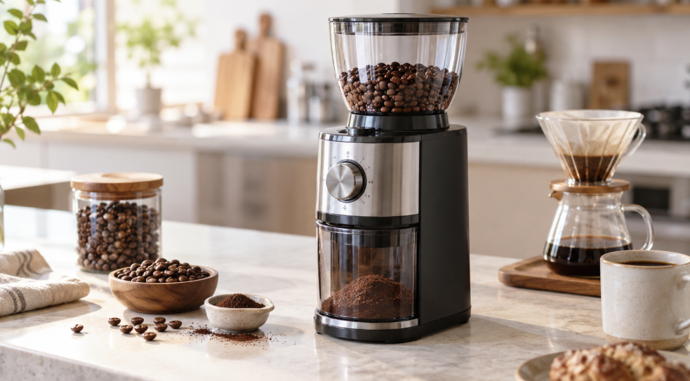 8500JPの口コミ・デメリットを解説するコーヒーグラインダーのイメージ